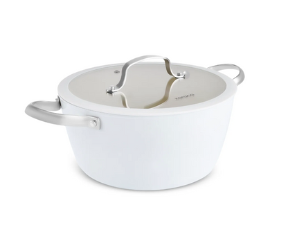 Karaca Swiss Crystal Almond Cream – Marmite céramique 24 cm