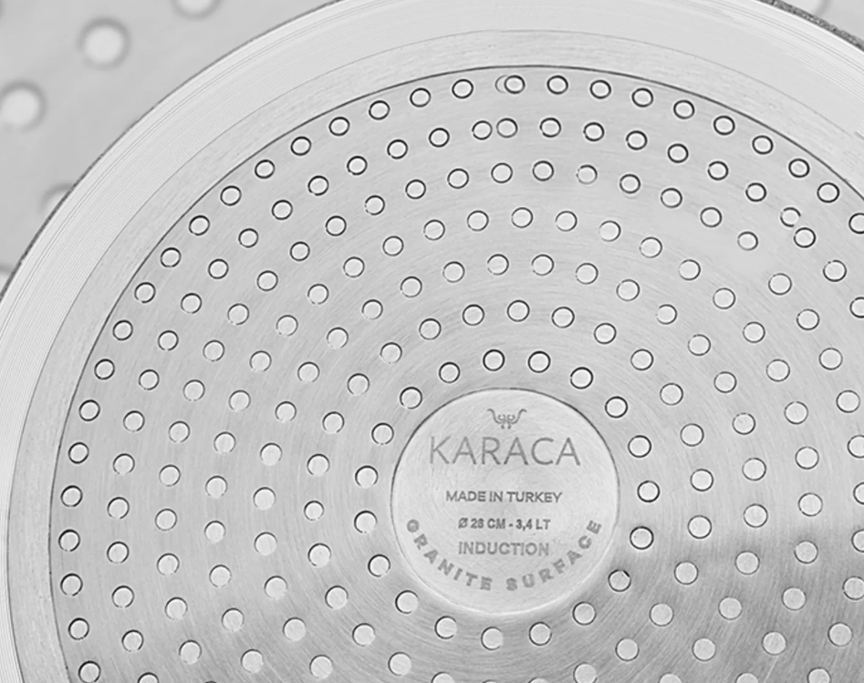 Karaca Blackgold Biogranite – Set de cuisson 7 pièces