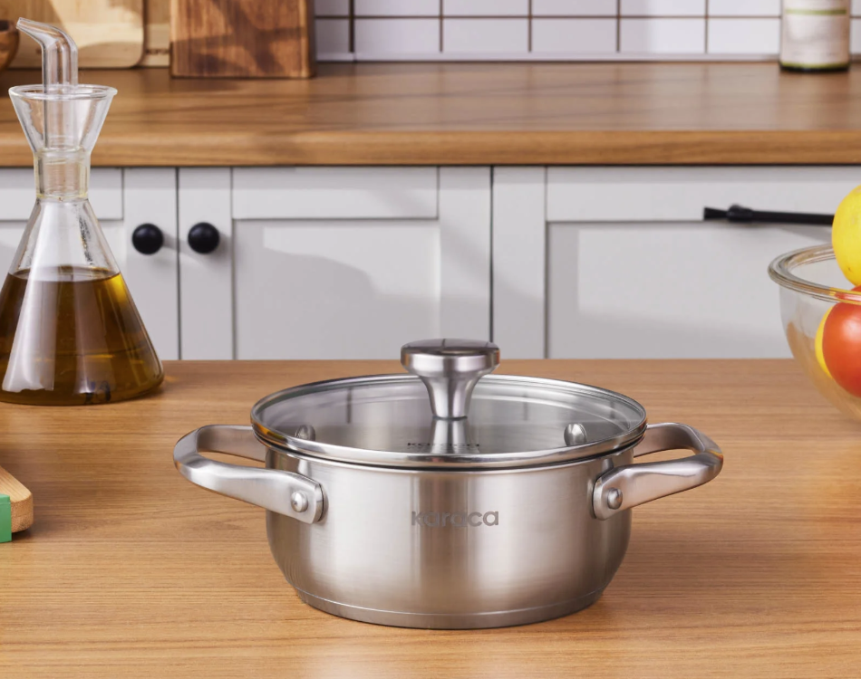 Karaca Elite – Casserole en acier inoxydable 16 cm