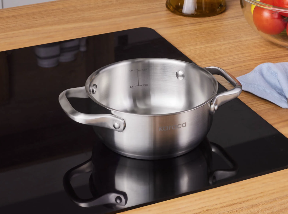 Karaca Elite – Casserole en acier inoxydable 16 cm