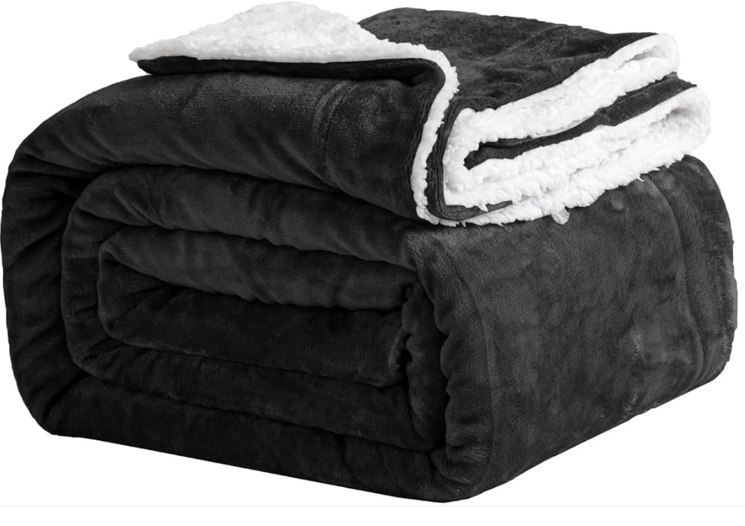 Plaid Polaire Ultra Doux – Noire