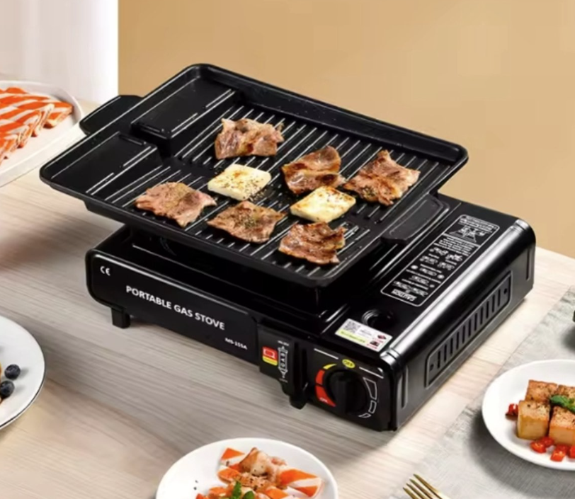 Réchaud à gaz portable 1 feu avec allumage intégré – Camping Stove DUHTZ