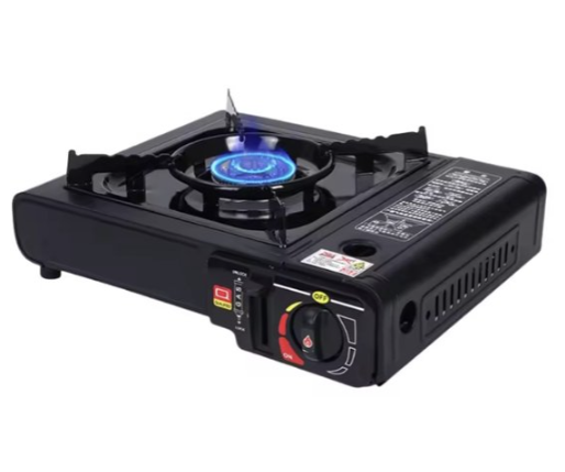 Réchaud à gaz portable 1 feu avec allumage intégré – Camping Stove DUHTZ