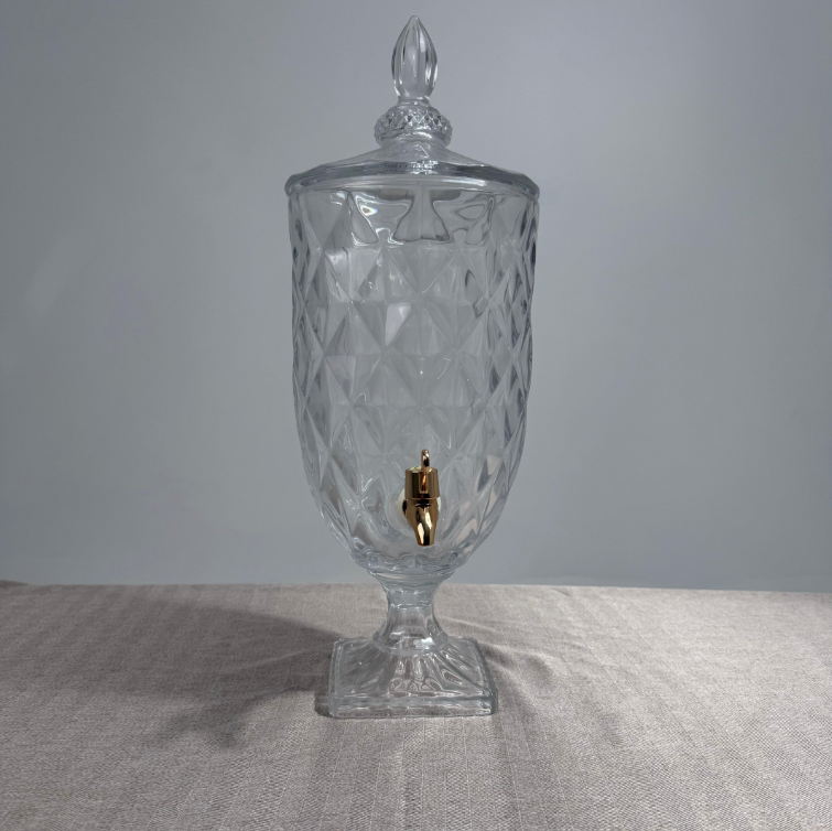 Distributeur de boisson en verre avec robinet – 5 L