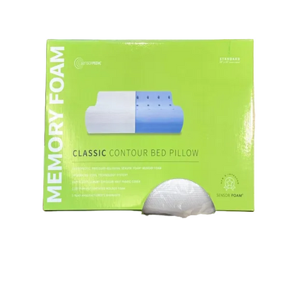 Oreiller ergonomique en mousse à mémoire de forme – Classic Contour