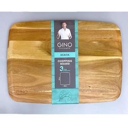 Plateau de service rectangulaire en bois d’acacia