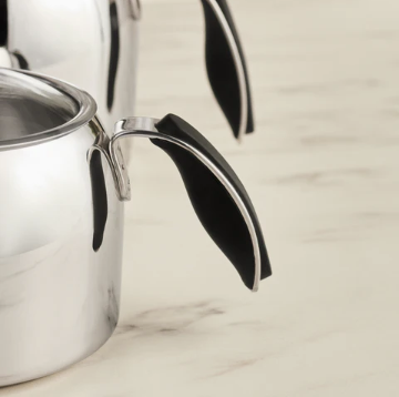 Karaca Service de thé en inox Stelly – Théière double