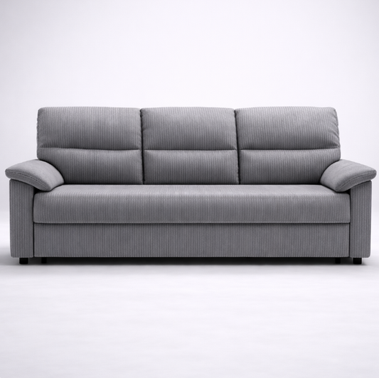 Canapé-lit COMFORT 3 places convertible – 200 x 96 x 97 cm – Gris