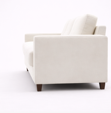 Canapé-lit MILO 3 places convertible – 204 x 83 x 83 cm – Lin Beige Clair