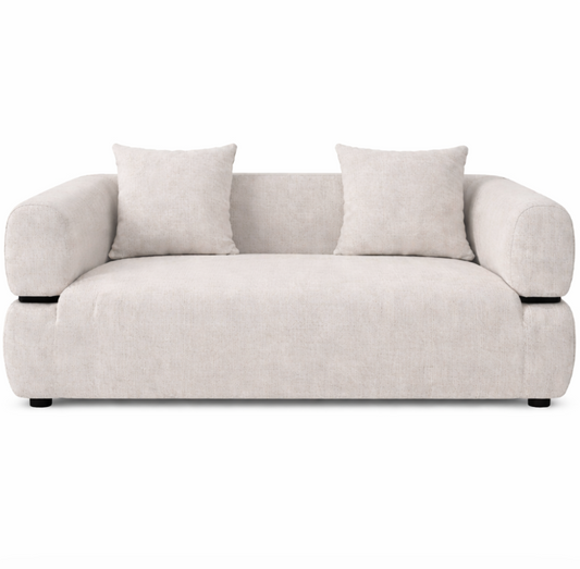 Canapé 2 places – Tissu Beige