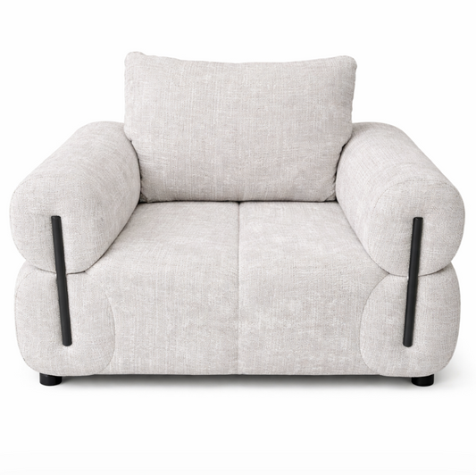 Canapé 1 place – Tissu Beige