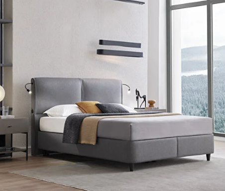 Ensemble de lit Yataş 3 tailles (90 × 200, 140 × 200, 160 × 200) – Sommier New Lotto et tête de lit Adapt Rest