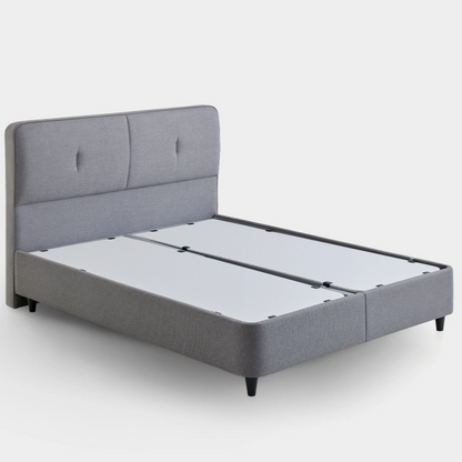 Ensemble de lit Yataş 3 tailles (90 × 200, 140 × 200, 160 × 200) – Sommier Canto gris et tête de lit Cool Action