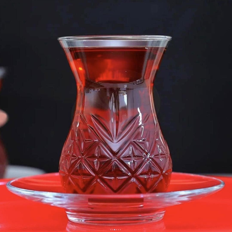 Paşabahçe Timeless Service à Thé 12 Pièces