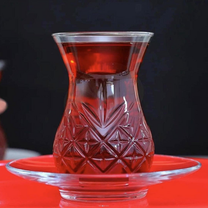Paşabahçe Timeless Service à Thé 12 Pièces