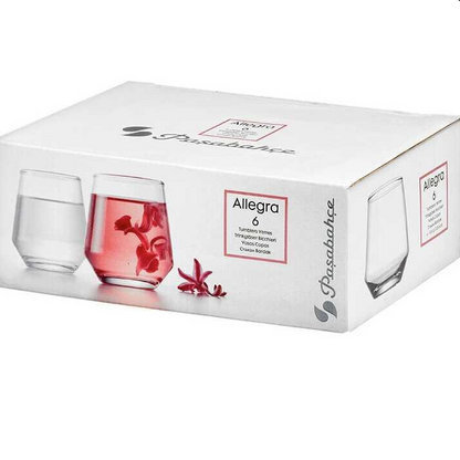 Paşabahçe Verres Mini Allegra 115 ml – Lot de 6