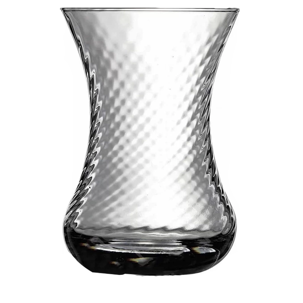 Paşabahçe Verres à Thé İnce Belli Optikli 125 ml – Lot de 6