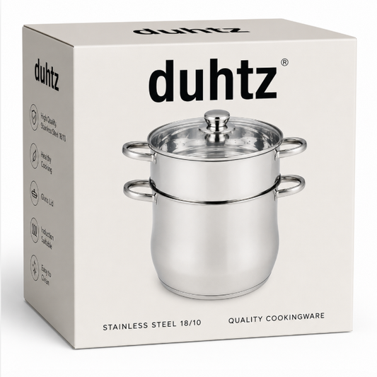 Couscoussier DUHTZ en Acier Inoxydable – 6 L / 8 L / 12 L / 14 L