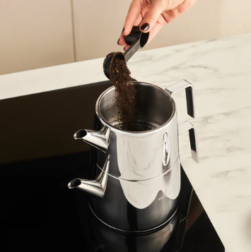 Karaca Steelina – Service à Thé en Acier Inoxydable – 1 L + 2 L