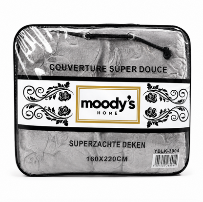 Moody's Home Couverture Ultra Douce – 160 × 220 cm / 220 × 240 cm