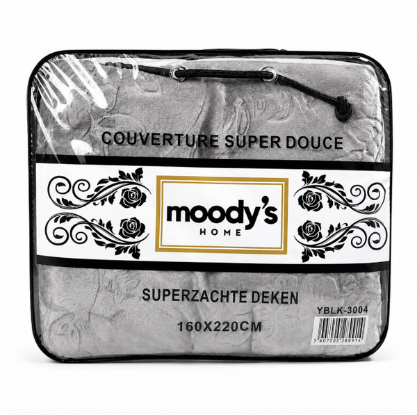 Moody's Home Couverture Ultra Douce – 160 × 220 cm / 220 × 240 cm