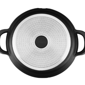 Ferveo Yada Poêle Grill en Fonte d'Aluminium – 32 cm – Compatible Induction