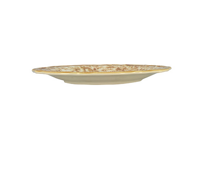 Novastyl Assiette en Grès Faustine – Miel – 20 cm / 22 cm / 26 cm