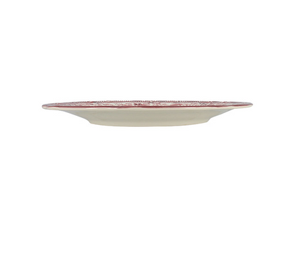 Novastyl Assiette en Grès Faustine – Rose – 20 cm / 22 cm / 26 cm