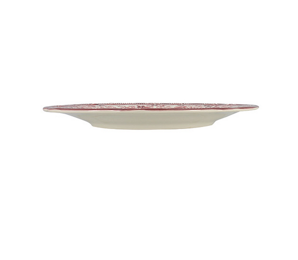 Novastyl Assiette en Grès Faustine – Rose – 20 cm / 22 cm / 26 cm