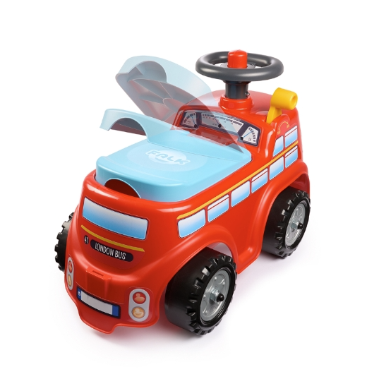Porteur Enfant London Bus FALK – Rouge