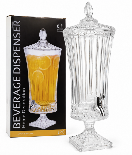 Distributeur de Boisson en Verre avec Robinet – 4,5 L