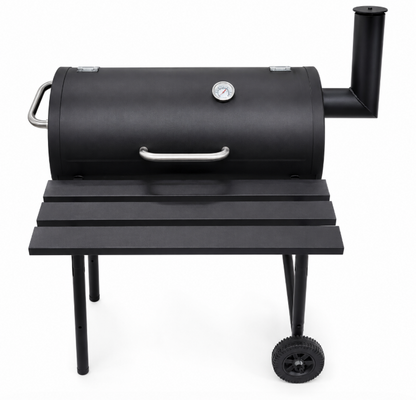 BBQ Moody's YBBQ-4063 – Barbecue Charbon avec Thermomètre – 64 × 30 × 102 cm