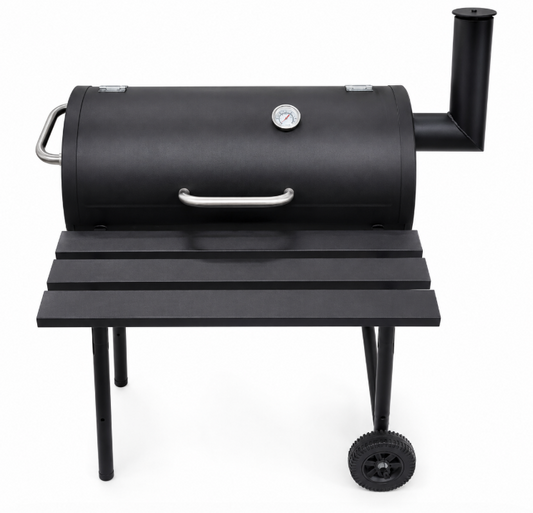 BBQ Moody's YBBQ-4063 – Barbecue Charbon avec Thermomètre – 64 × 30 × 102 cm