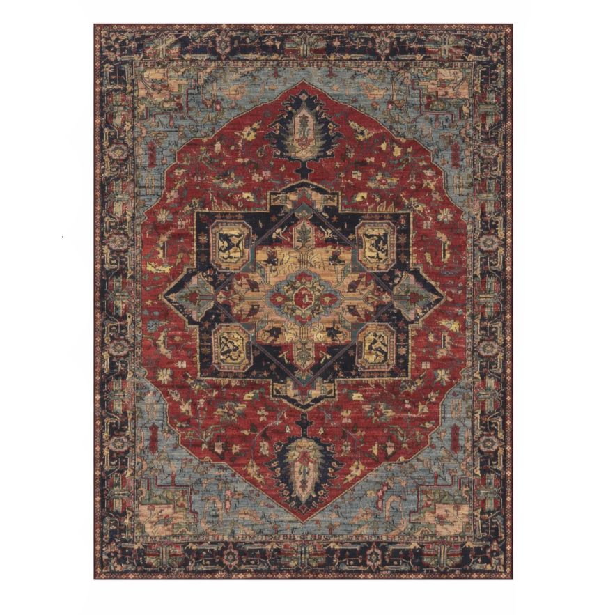 Danny Home Tapis Persan Intérieur Antidérapant-Disponible en 2 Tailles