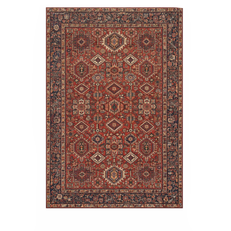 Danny Home Tapis Persan Intérieur Antidérapant – Disponible en 3 Tailles