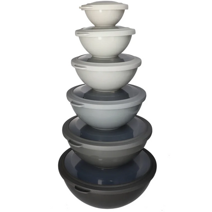 DANNY HOME – Set de 12 Bols avec Couvercles Hermétiques – 6 Tailles