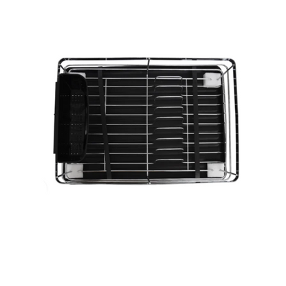DANNY HOME – Égouttoir à Vaisselle avec Support Argenté – 39 cm – Noir