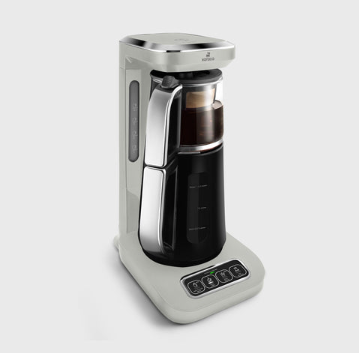 Théière Bouilloire et cafetière filtre Karaca Caysever Robotea Pro 4 en 1 automatique parlant ,2500W, starlight