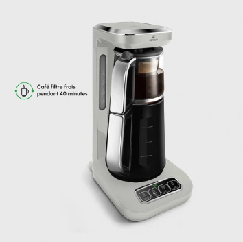 Théière Bouilloire et cafetière filtre Karaca Caysever Robotea Pro 4 en 1 automatique parlant ,2500W, starlight Image secondaire du produit