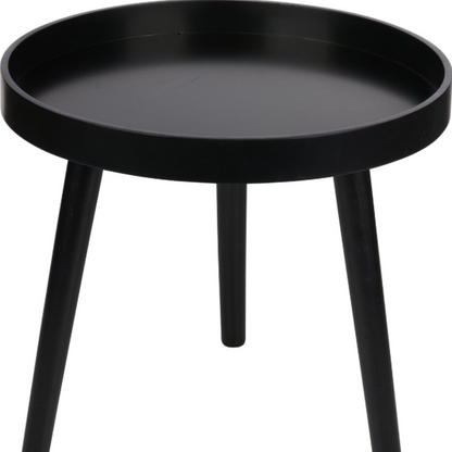 ARTI CASA – Table D’Appoint Et Support Pour Plantes En Bois Noir, 40 × 36 Cm