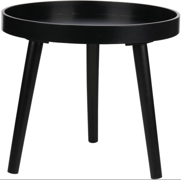 ARTI CASA – Table D’Appoint Et Support Pour Plantes En Bois Noir, 40 × 36 Cm