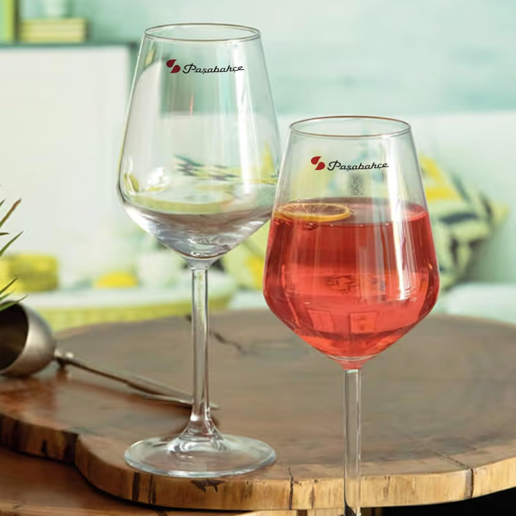 PASABAHÇE ALLEGRA – Set De 6 Verres À Vin En Verre, 350 Ml