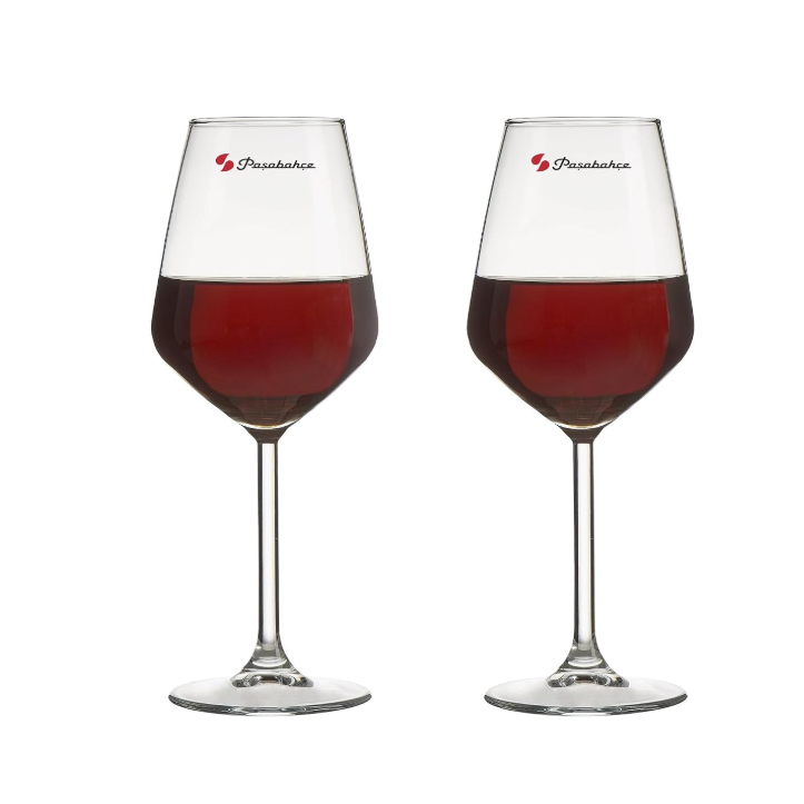 PASABAHÇE ALLEGRA – Set De 6 Verres À Vin En Verre, 350 Ml