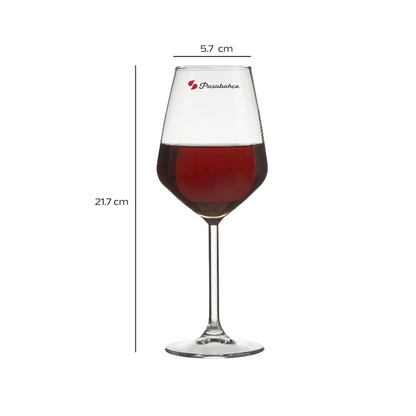 PASABAHÇE ALLEGRA – Set De 6 Verres À Vin En Verre, 350 Ml