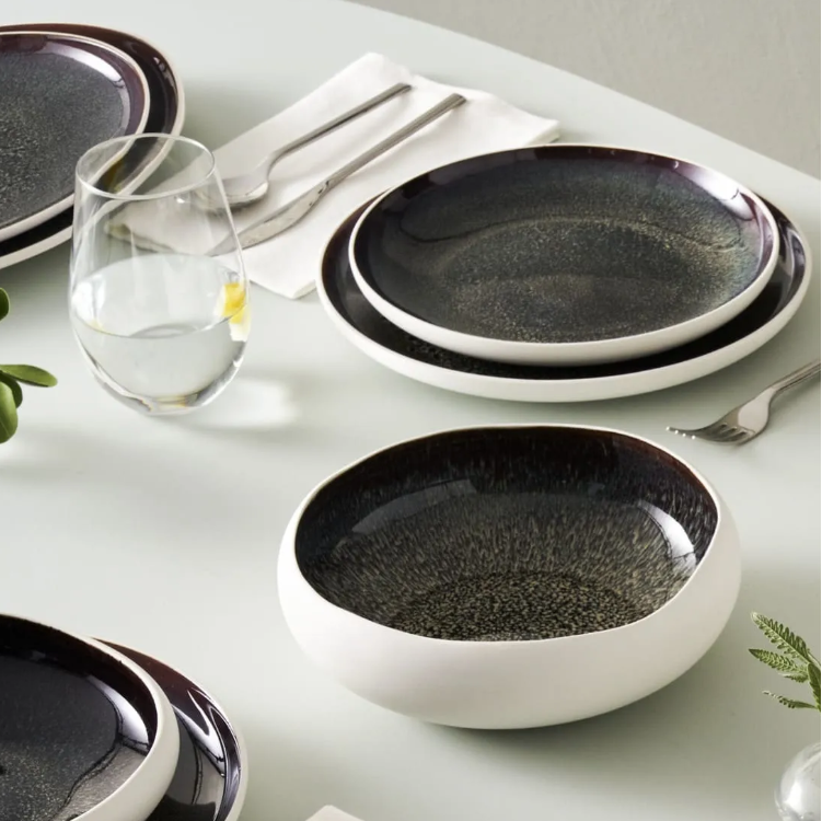 KARACA RED CARPET COLLECTION EARTH COLLECTION GALACTIC WHITE – Service De Table Blanc Pour 12 Personnes, 59 Pièces