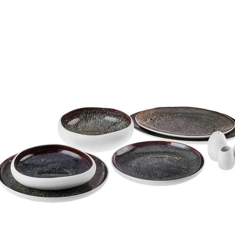 KARACA RED CARPET COLLECTION EARTH COLLECTION GALACTIC WHITE – Service De Table Blanc Pour 12 Personnes, 59 Pièces