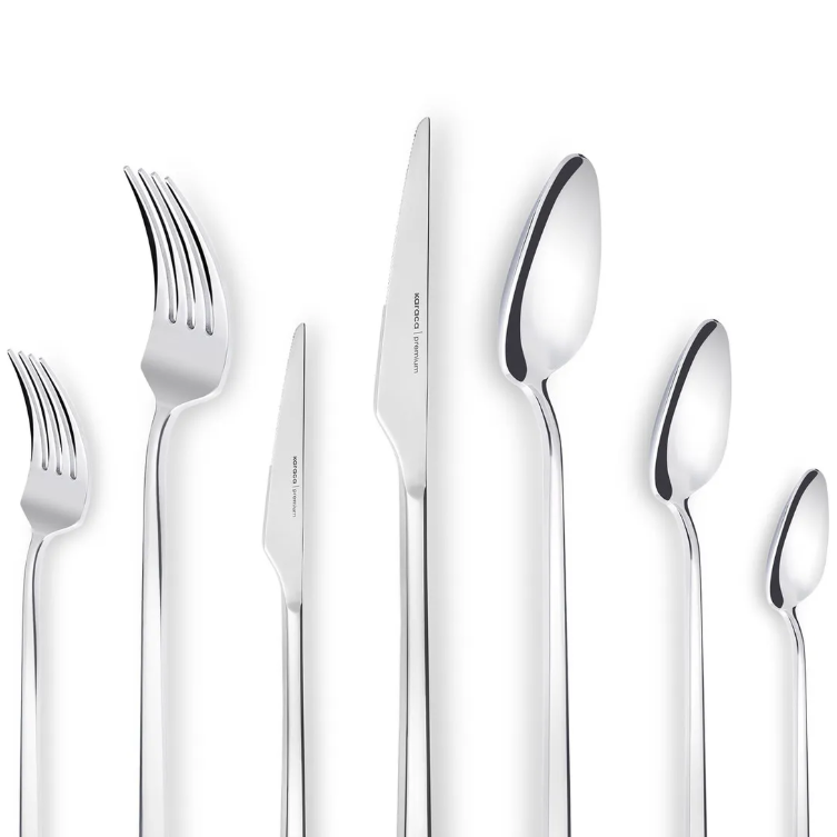 KARACA STARK 316+ – Ménagère Premium Pour 12 Personnes, 84 Pièces