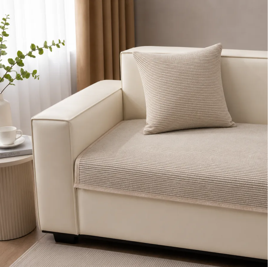 DANNY HOME – Housse De Canapé Marron Clair, 70 × 200 Cm