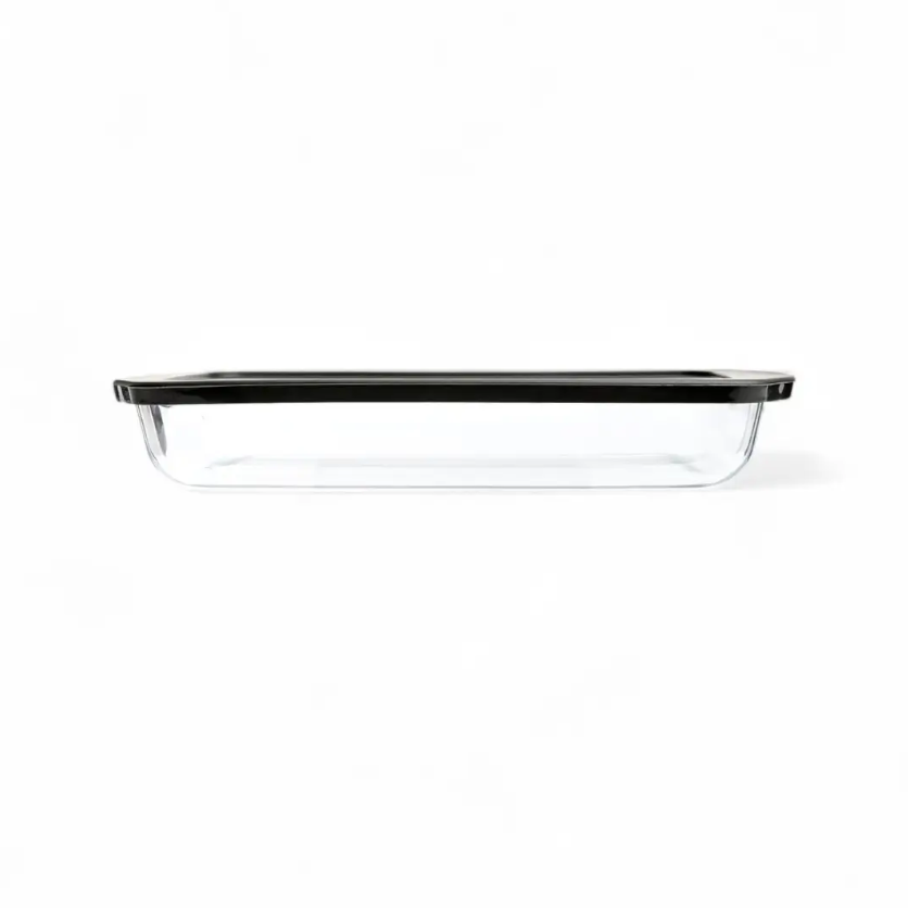 PASABAHÇE BORCAM – Plat Rectangulaire En Verre Avec Couvercle, 1950 Ml