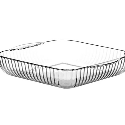 PASABAHCE BORCAM – Plat À Four Carré En Verre, 3200 Ml